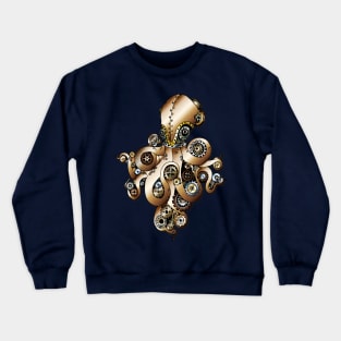 steampunk octopussy Crewneck Sweatshirt